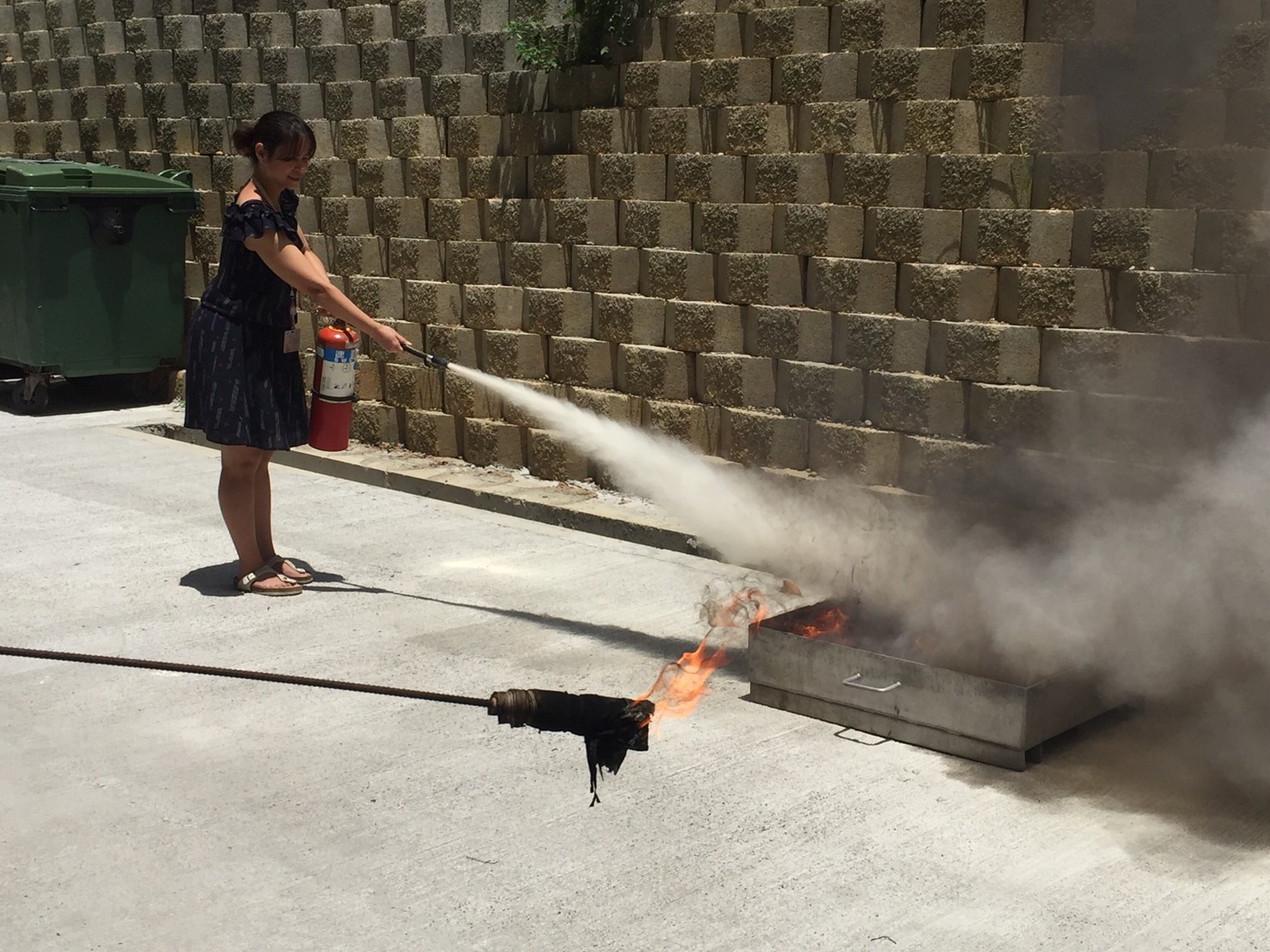 滅火器訓練
